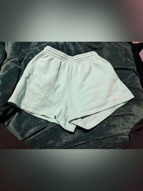 Cozy Fleece Women's Shorts - Light Mint